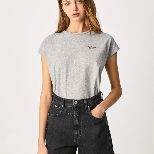 Pepe Jeans Γυναικεία κοντομάνικη μπλούζα Bloom Basic T-Shirt With Logo